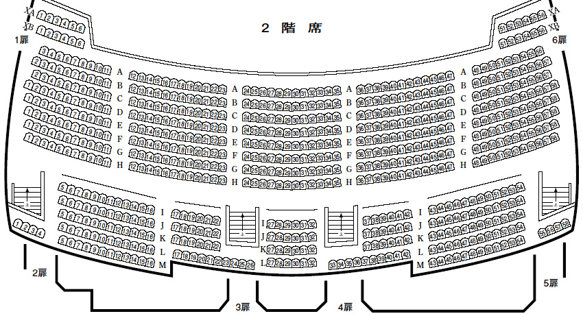 帝国劇場 座席表 帝国劇場 座席表